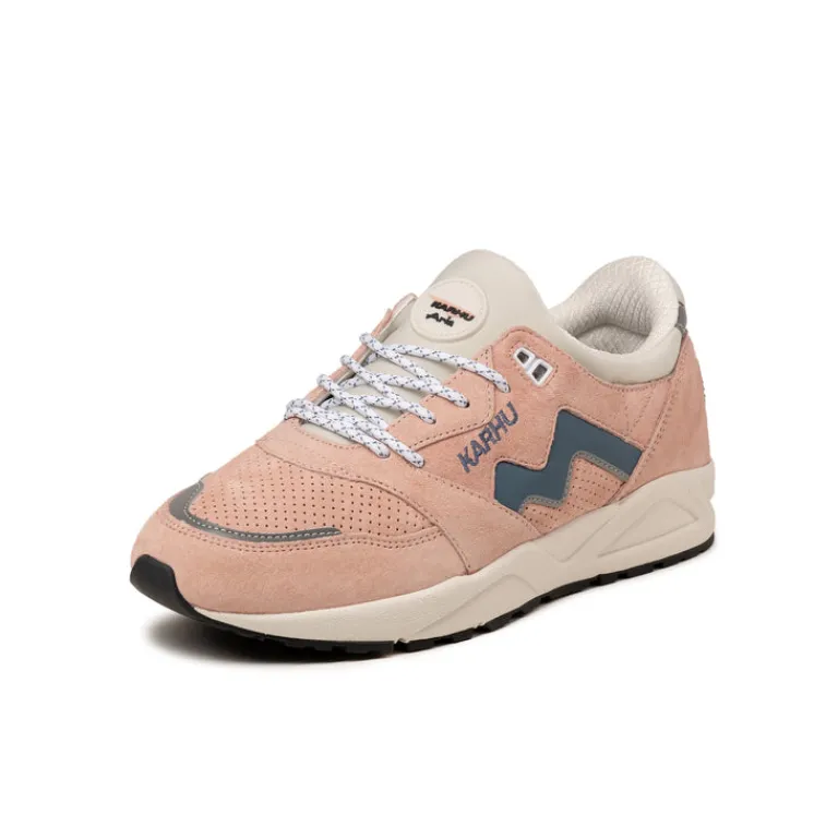 Leder Sneaker|Retro Runner*Karhu Aria 95 Cameo Rose / Blue Mirage