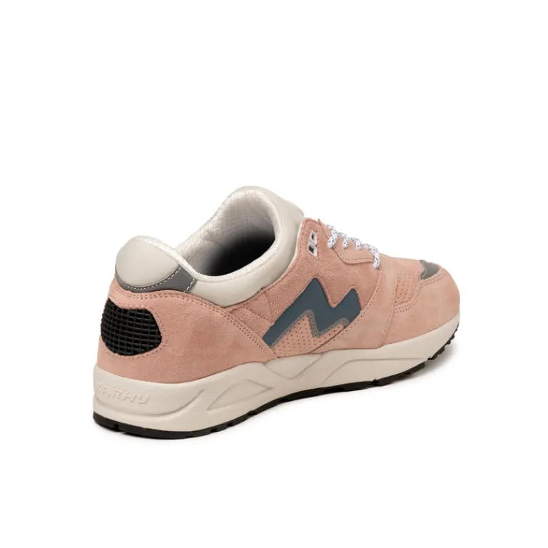 Leder Sneaker|Retro Runner*Karhu Aria 95 Cameo Rose / Blue Mirage