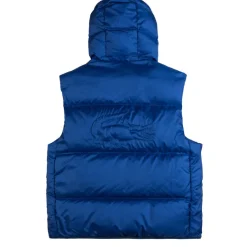 Westen*Lacoste Water-Repellent Short Puffed Vest Blue