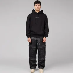 Crewnecks*Maharishi Organic Hooded Sweat Black
