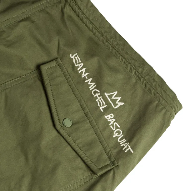 Hosen*Maharishi x Jean-Michel Basquiat Nu-Nile Loose Snopants Olive