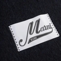 Schals*Marni Brushed Alpaca Scarf Blublack