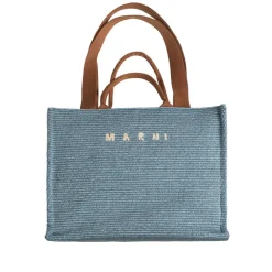 Taschen*Marni Cotton Shopping Bag Opal / Moca