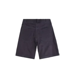 Shorts*Marni Deep Blue Stretch Denim Trompe L'oeil Bermuda-Short Blublack
