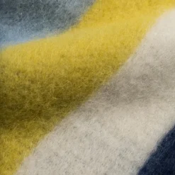 Schals*Marni Logo and Stripe Mohair Scarf Aquamarine