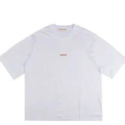 T-Shirts*Marni Logo Patch T-Shirt Lily White