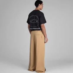 Hosen*Marni Loopback Organic Cotton Jersey Track Trousers Winter Wheat