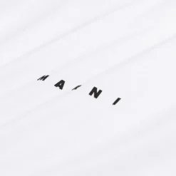 T-Shirts*Marni Mini Logo T-Shirt Lily White