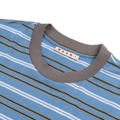 T-Shirts*Marni Striped Longsleeve Jersey Blue Lilac