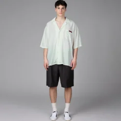 Hemden*Martine Rose Hawaiian Shirt Green Mint Scribble