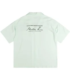 Hemden*Martine Rose Hawaiian Shirt Green Mint Scribble