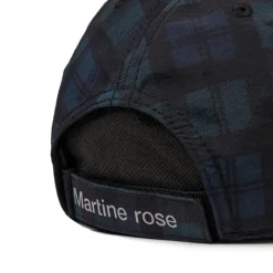 Caps & Bucket Hats*Martine Rose Nylon Cap Black / Tartan