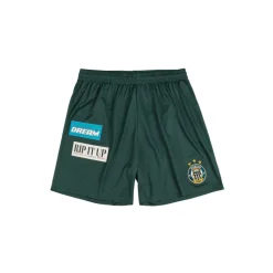Shorts*Martine Rose Patch Football Shorts Blue Teal