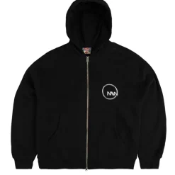 Hoodies*Metalwood Club 74 Zip Hooded Sweatshirt Black