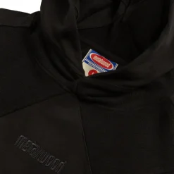 Hoodies*Metalwood Diamond Terry Hooded Sweatshirt Black