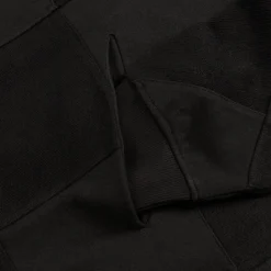 Hoodies*Metalwood Diamond Terry Hooded Sweatshirt Black