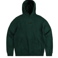 Hoodies*Metalwood Diamond Terry Hooded Sweatshirt Deep Forest