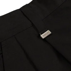 Jogginghosen*Metalwood Elastic Waist Baggy Pant Black