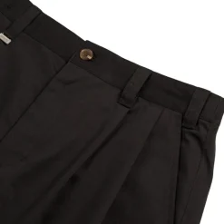 Jogginghosen*Metalwood Elastic Waist Baggy Pant Black