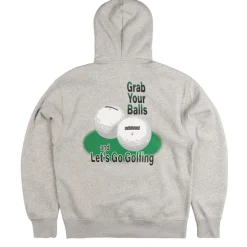 Hoodies*Metalwood Grab Your Balls Hooded Sweatshirt Heather Grey