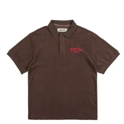 T-Shirts*Metalwood Medieval Terry Polo Dark Chocolate