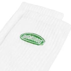 Socken*Metalwood Oval Logo Crew Sock White