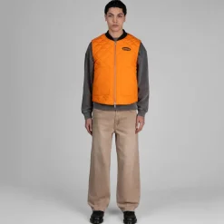 Westen*Metalwood Padded Vest Orange