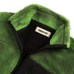 Jacken*Metalwood Painted Sherpa Fleece Jacket Green