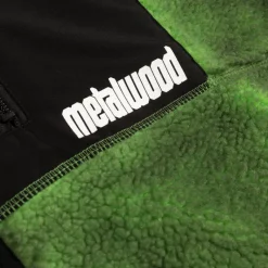 Jacken*Metalwood Painted Sherpa Fleece Jacket Green