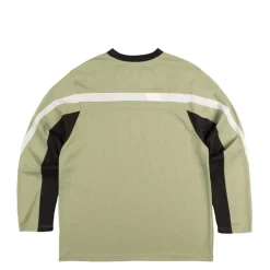 T-Shirts*Metalwood Paneled Poly Top Mint