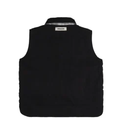Westen*Metalwood Poly Filled Reversible Vest Black