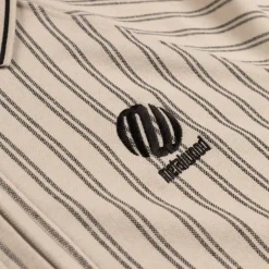 T-Shirts*Metalwood Ribbed LS Polo Tan