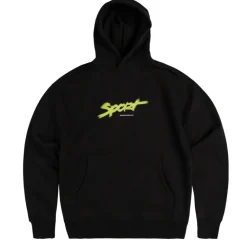 Hoodies*Metalwood Sport Hooded Sweatshirt Black