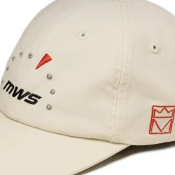 Caps & Bucket Hats*Metalwood Tour Sponsor 6-Panel Strapback Hat Bone