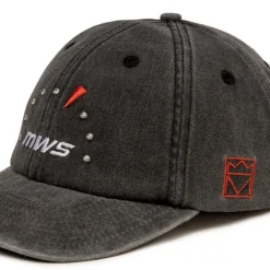 Caps & Bucket Hats*Metalwood Tour Sponsor 6-Panel Strapback Hat Black