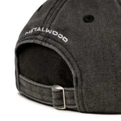 Caps & Bucket Hats*Metalwood Tour Sponsor 6-Panel Strapback Hat Black