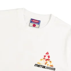 T-Shirts*Metalwood Tri-Metal T-Shirt White