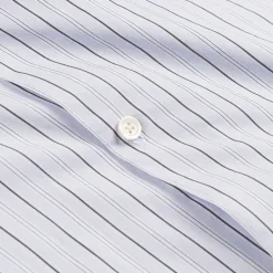 Hemden*mfpen Holiday Shirt Light Blue Banker Stripe
