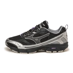 Leder Sneaker|Retro Runner*Mizuno MXR Millennium Black / Black Sand / Purple Haze