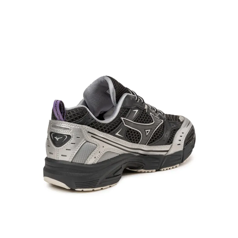 Leder Sneaker|Retro Runner*Mizuno MXR Millennium Black / Black Sand / Purple Haze
