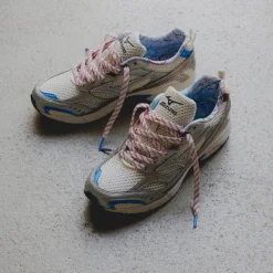 Leder Sneaker|Retro Runner*Mizuno MXR *Osaka City* Pristine / High Risk Red / Blue Pace