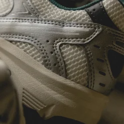Leder Sneaker|Weiße Sneaker*Mizuno MXR Sport Snow White / Bistro Green / Silver