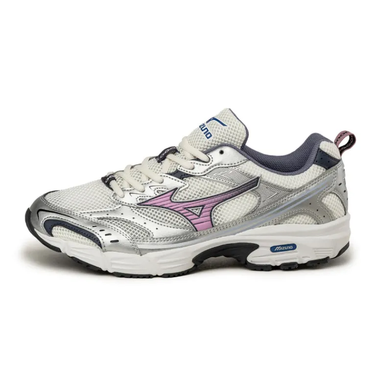 Leder Sneaker|Weiße Sneaker*Mizuno MXR Sport Snow White / Lilac Chiffon / Silver