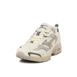 Leder Sneaker|Retro Runner*Mizuno MXR Suede Pristine / Wind Chime / Bistro Green