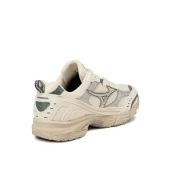 Leder Sneaker|Retro Runner*Mizuno MXR Suede Pristine / Wind Chime / Bistro Green