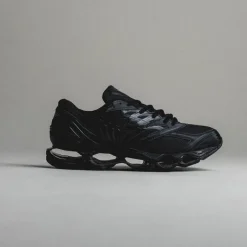 Leder Sneaker*Mizuno Wave Prophecy LS Black / Black / Black