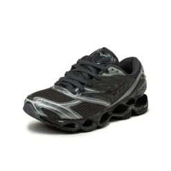 Leder Sneaker|Retro Runner*Mizuno Wave Prophecy LS *Anodized* Black Sand / Black / Metallic Gray