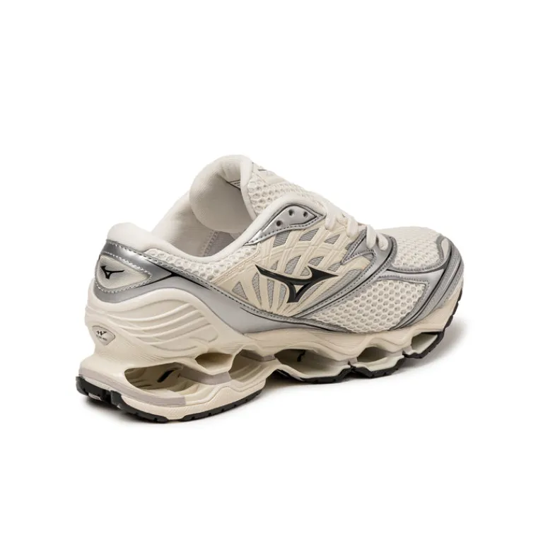 Leder Sneaker|Retro Runner*Mizuno Wave Prophecy LS *Anodized* Pristine / Black / Silver
