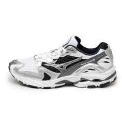 Leder Sneaker|Weiße Sneaker*Mizuno Wave Rider 10 White / Silver / Black