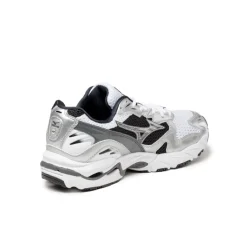 Leder Sneaker|Weiße Sneaker*Mizuno Wave Rider 10 White / Silver / Black
